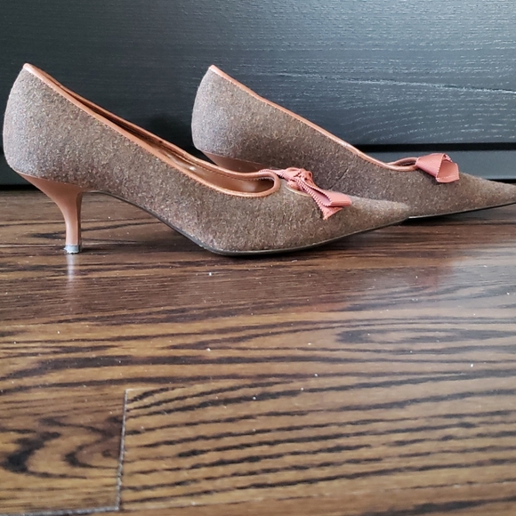 Enzo Angiolini tweed kitten heels size 5M - Picture 3 of 4